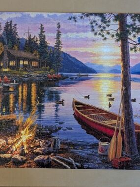 Buffalo Games - Darrell Bush - Canoe Lake - 1000 Piece Jigsaw Puzzle